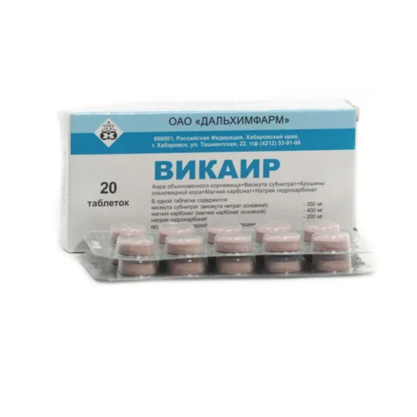 ВИКАИР табл. №20