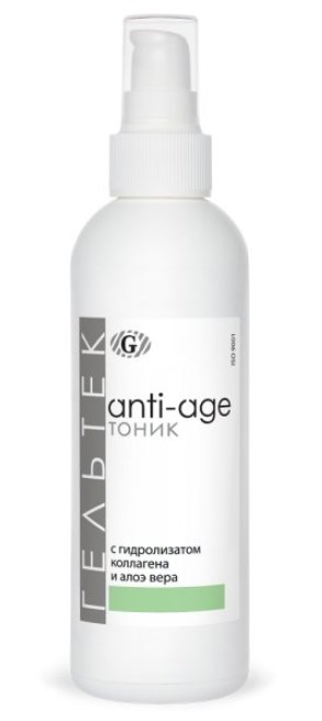 ГЕЛЬТЕК ANTI-AGE ТОНИК ДЛЯ ЛИЦА 200 мл коллаген/алоэ вера