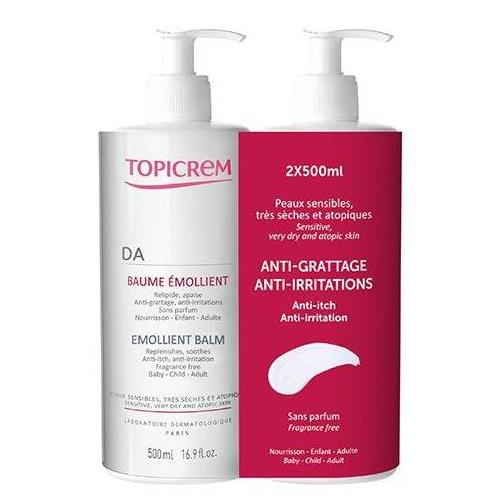 ТОПИКРЕМ DA НАБОР (бальзам д/тела + масло д/душа)