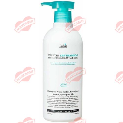 LADOR ШАМПУНЬ 530 мл с кератином