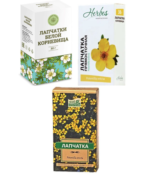 ФИТОЧАЙ ЛАПЧАТКА КОРНЕВИЩА 30 гр