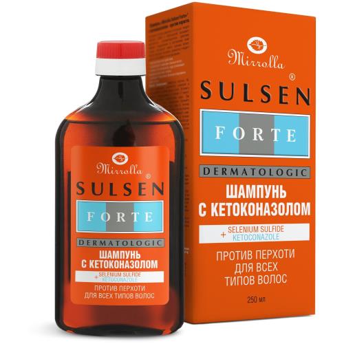 СУЛЬСЕН ФОРТЕ шампунь с кетоконазолом фл. 250 мл