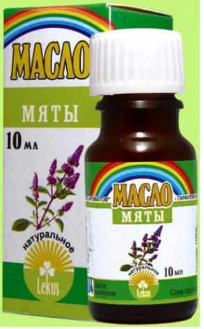 МАСЛО ЭФИРНОЕ МЯТА ЛЕКУС 10 мл