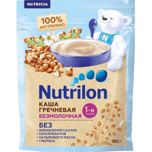 НУТРИЛОН КАША БЕЗМОЛОЧНАЯ гречневая 180 гр