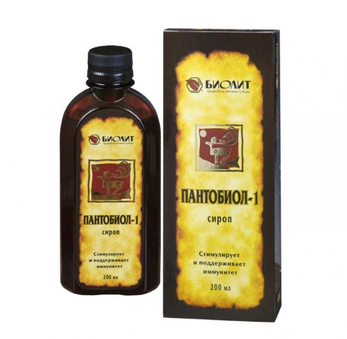 ПАНТОБИОЛ-1 сироп ягодный фл. 200 мл