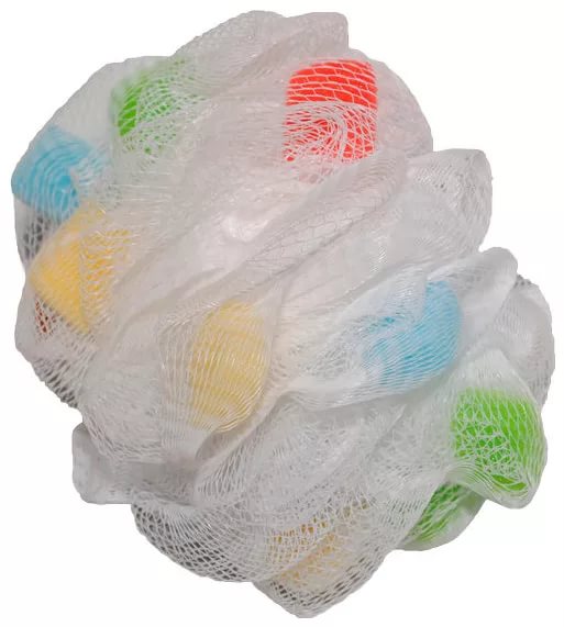 БЬЮТИ СТИЛЬ МОЧАЛКА синтетич. с поролон. губкой 58220