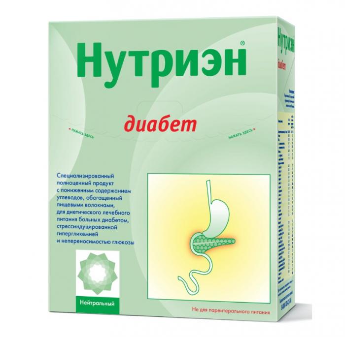 НУТРИЭН ДИАБЕТ СМЕСЬ СУХАЯ ДЛЯ ЭНТЕР. ПИТАНИЯ 320 гр
