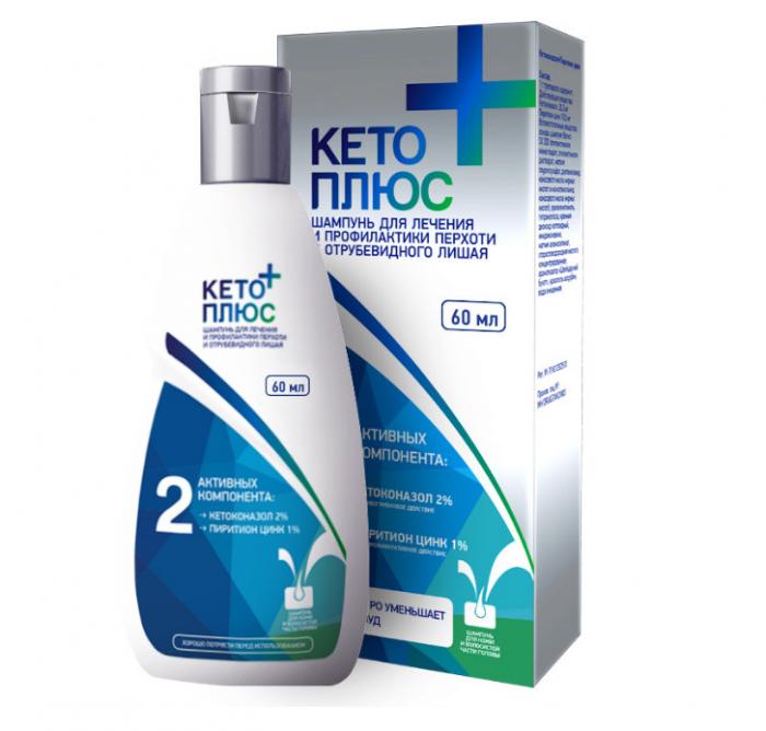 КЕТО ПЛЮС шампунь фл. 60 мл