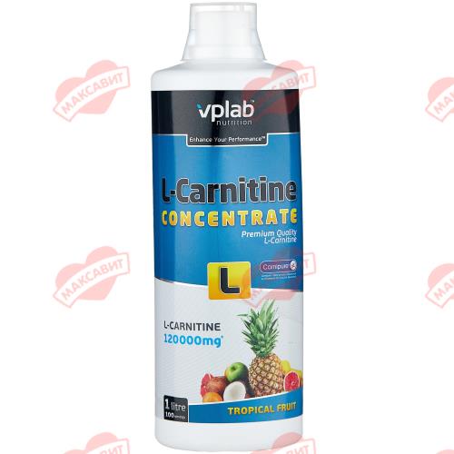 VPLAB L-КАРНИТИН конц. для пригот. р-ра внутрь тропик фл. 1 000 мл