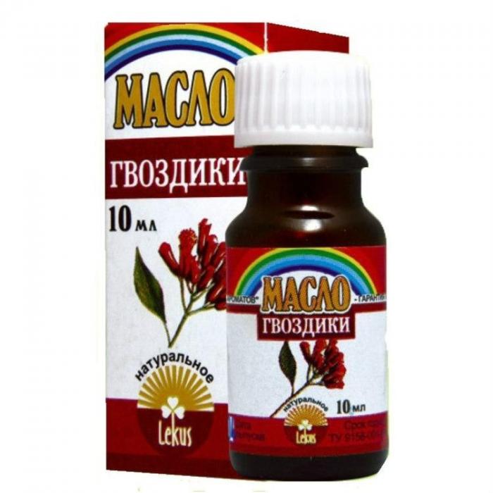 МАСЛО ЭФИРНОЕ ГВОЗДИКА ЛЕКУС 10 мл