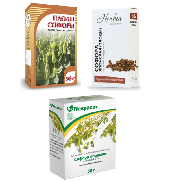 ФИТОЧАЙ СОФОРА ПЛОДЫ 50 гр