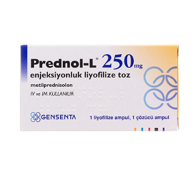 ПРЕДНОЛ-Л лиоф. д/приг. р-ра в/в и в/м амп. 250 мг №1 с растворит.