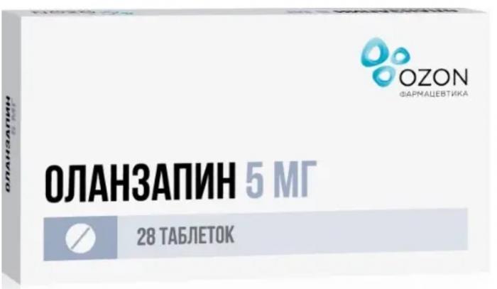 ОЛАНЗАПИН ОЗОН табл. п/о плен. 5 мг №28