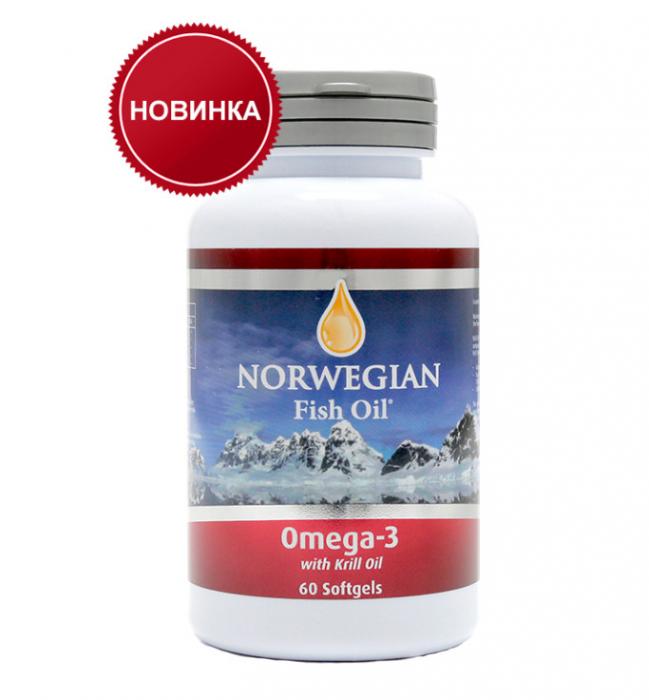 NFO (НФО) ОМЕГА-3 капс. масло криля №60