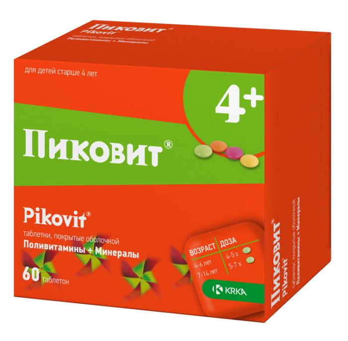 ПИКОВИТ табл. п/о №60