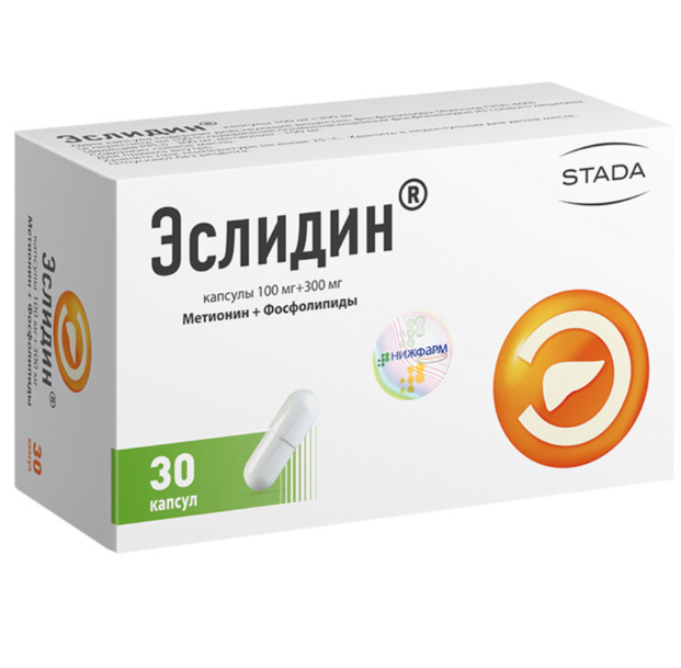 ЭСЛИДИН капс. 100+300 мг №30