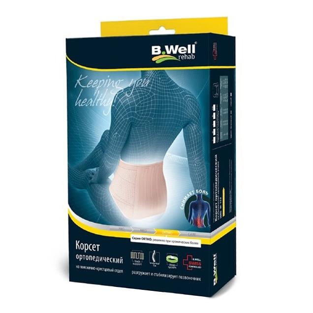 КОРСЕТ ОРТОПЕДИЧЕСКИЙ БИ ВЕЛЛ (B.WELL) W-152 поясничн.-крестцовый L