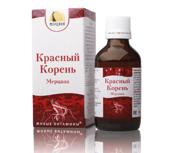МЕРЦАНА КРАСНЫЙ КОРЕНЬ капли внутр. 50 мл