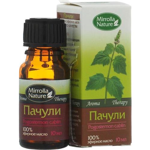 МАСЛО ЭФИРНОЕ ПАЧУЛИ МИРРОЛЛА 10 мл