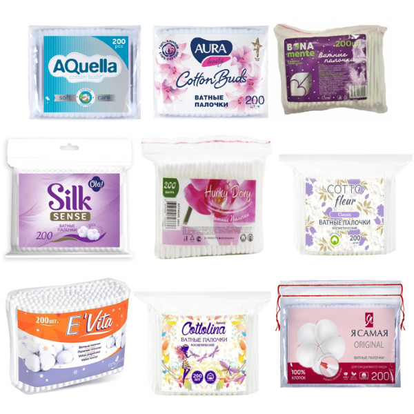 ВАТНЫЕ ПАЛОЧКИ пакет №200