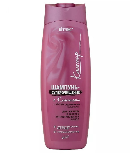 ВИТЭКС КАШЕМИР ШАМПУНЬ 500 мл AHA-фруктовые кислоты