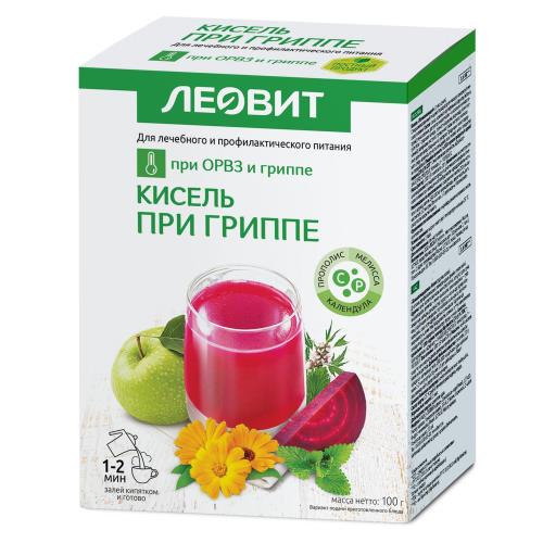 ЛЕОВИТ КИСЕЛЬ ПРИ ГРИППЕ пак. 20 гр №5