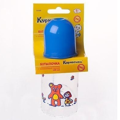 КУРНОСИКИ БУТЫЛОЧКА 125 мл 11122 силикон. соска