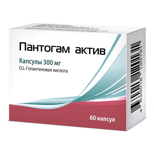 ПАНТОГАМ АКТИВ капс. 300 мг №60