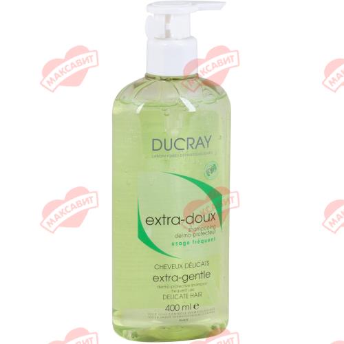 ДЮКРЭ (DUCRAY) ЭКСТРА-ДУ ШАМПУНЬ 400 мл увлажняющ.