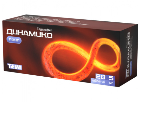 ДИНАМИКО ЛОНГ табл. п/о плен. 5 мг №28