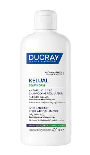 ДЮКРЭ (DUCRAY) КЕЛЮАЛЬ SQUANORM ШАМПУНЬ 400 мл регулирующ.