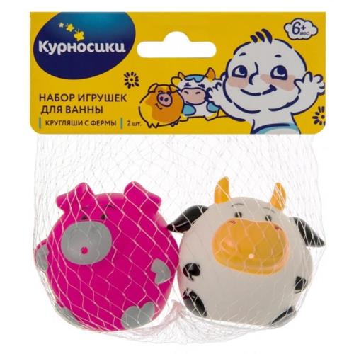КУРНОСИКИ ИГРУШКА ДЛЯ ВАНН 25081 кругляши с фермы