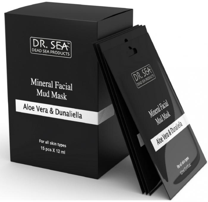 DR. SEA МАСКА ДЛЯ ЛИЦА 12 мл алоэ вера/дуналиелла