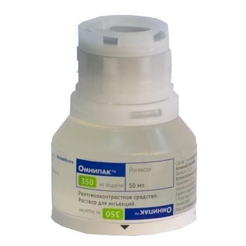 ОМНИПАК р-р д/инъекц. 350 мг йода/мл фл. 50 мл №10