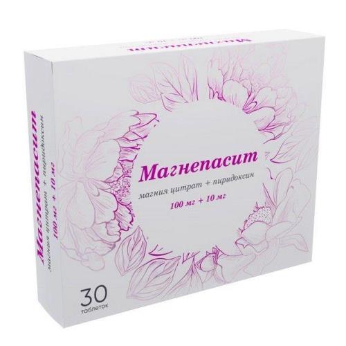 МАГНЕПАСИТ табл. п/о плен. 100+10 мг №30