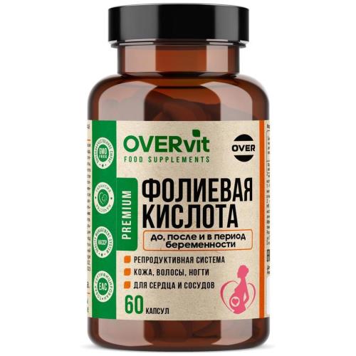 OVERVIT ФОЛИЕВАЯ КИСЛОТА капс. №60