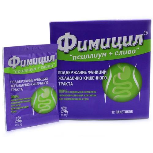 ФИМИЦИЛ ПСИЛЛИУМ+СЛИВА пор. внутр. пак.-саше 5 гр №12