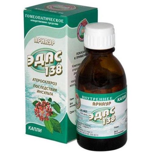 ЭДАС-138 (АРНАУР) гомеопат. капли внутр. фл. 25 мл
