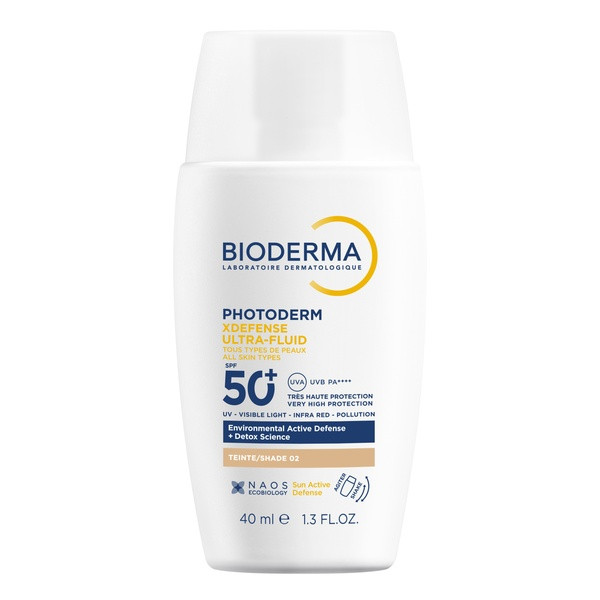 БИОДЕРМА (BIODERMA) ФОТОДЕРМ XDEFENSE ФЛЮИД СОЛНЦЕЗАЩИТНЫЙ 40 мл SPF50+ светлый оттенок