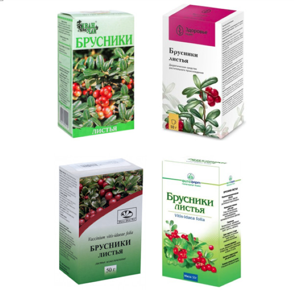 БРУСНИКА ЛИСТЬЯ 50 гр