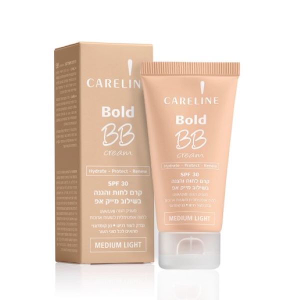 CARELINE BOLD КРЕМ ДЛЯ ЛИЦА BB 50 мл SPF 30 медиум лайт