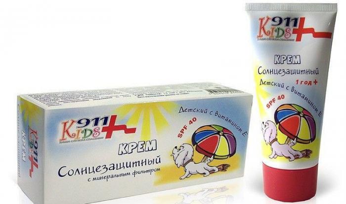 911 KIDS КРЕМ СОЛНЦЕЗАЩИТНЫЙ ДЕТСКИЙ 150 мл SPF40