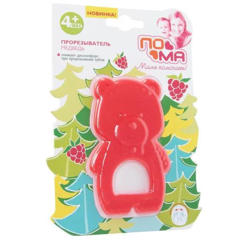 ПОМА ПРОРЕЗЫВАТЕЛЬ ДЛЯ ЗУБОВ ЭЛАСТОМЕР 1813 медведь