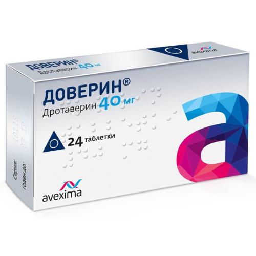 ДОВЕРИН табл. 40 мг №24