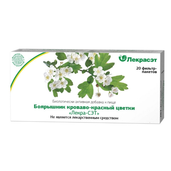 ФИТОЧАЙ БОЯРЫШНИК ЦВЕТКИ ф/п №20