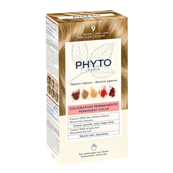 ФИТО (PHYTO) КРЕМ-КРАСКА ДЛЯ ВОЛОС 50 мл тон 9 очень светл. блонд