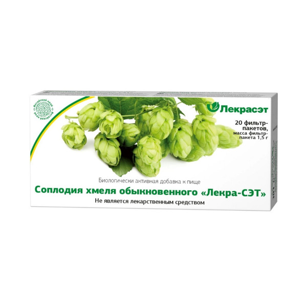 ФИТОЧАЙ ХМЕЛЬ ШИШКИ ф/п №20
