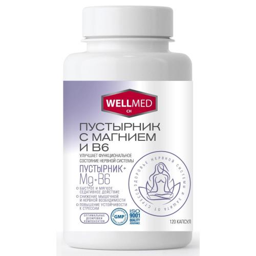 ПУСТЫРНИК + Mg + В6 капс. №120