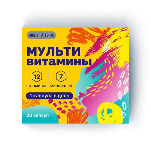 BIOFORTE МУЛЬТИВИТАМИНЫ ДЛЯ ВЗРОСЛЫХ капс. №30