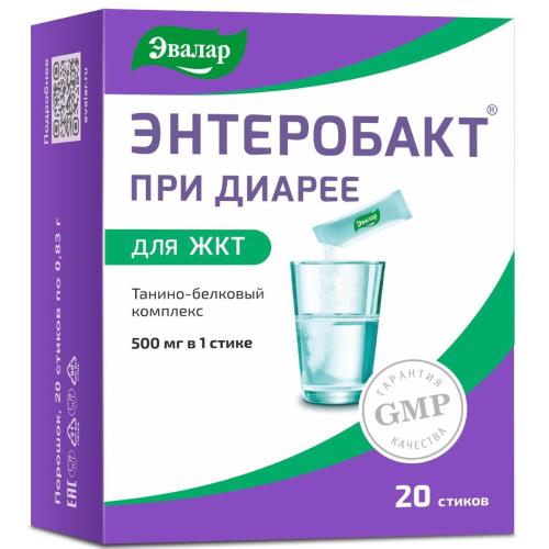 ЭНТЕРОБАКТ ЭВАЛАР пор д/приг.р-ра внутрь стик №20